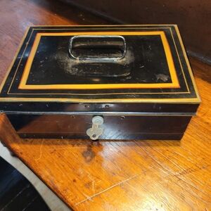 Vintage Metal Lock Box